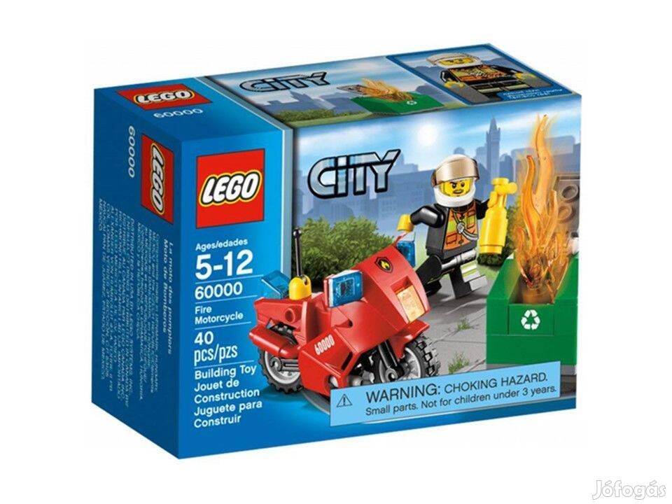 Lego City Fire - 60000 Tűzoltó motorkerékpár készlet