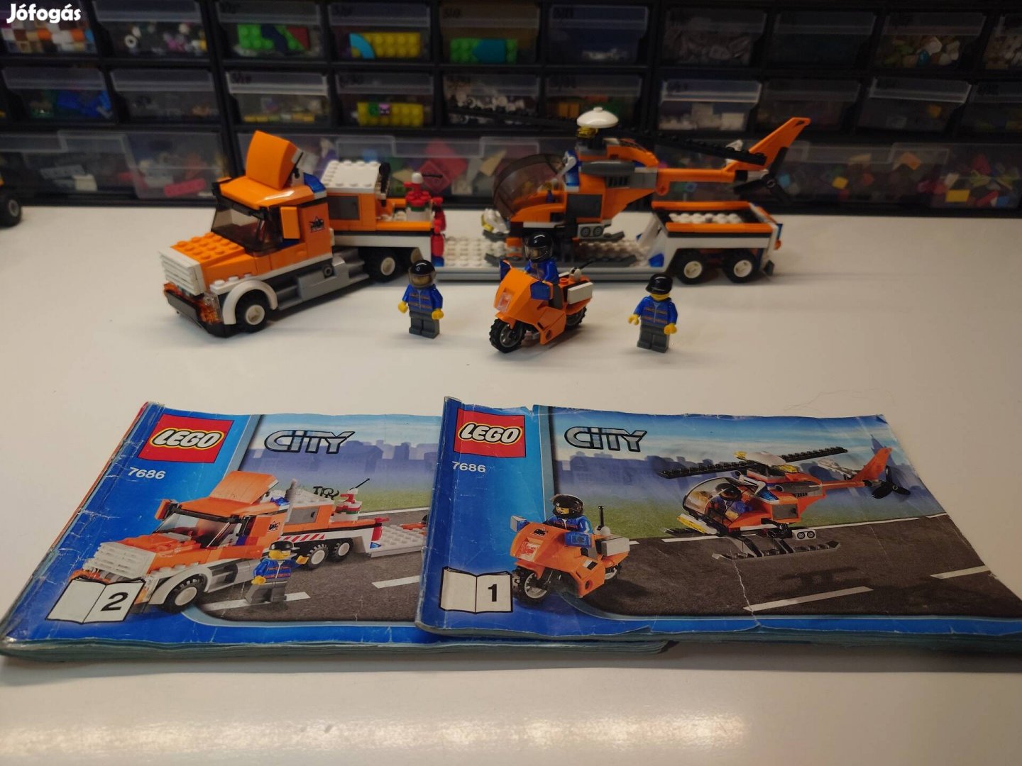 Lego City Helikopter szállító 7686