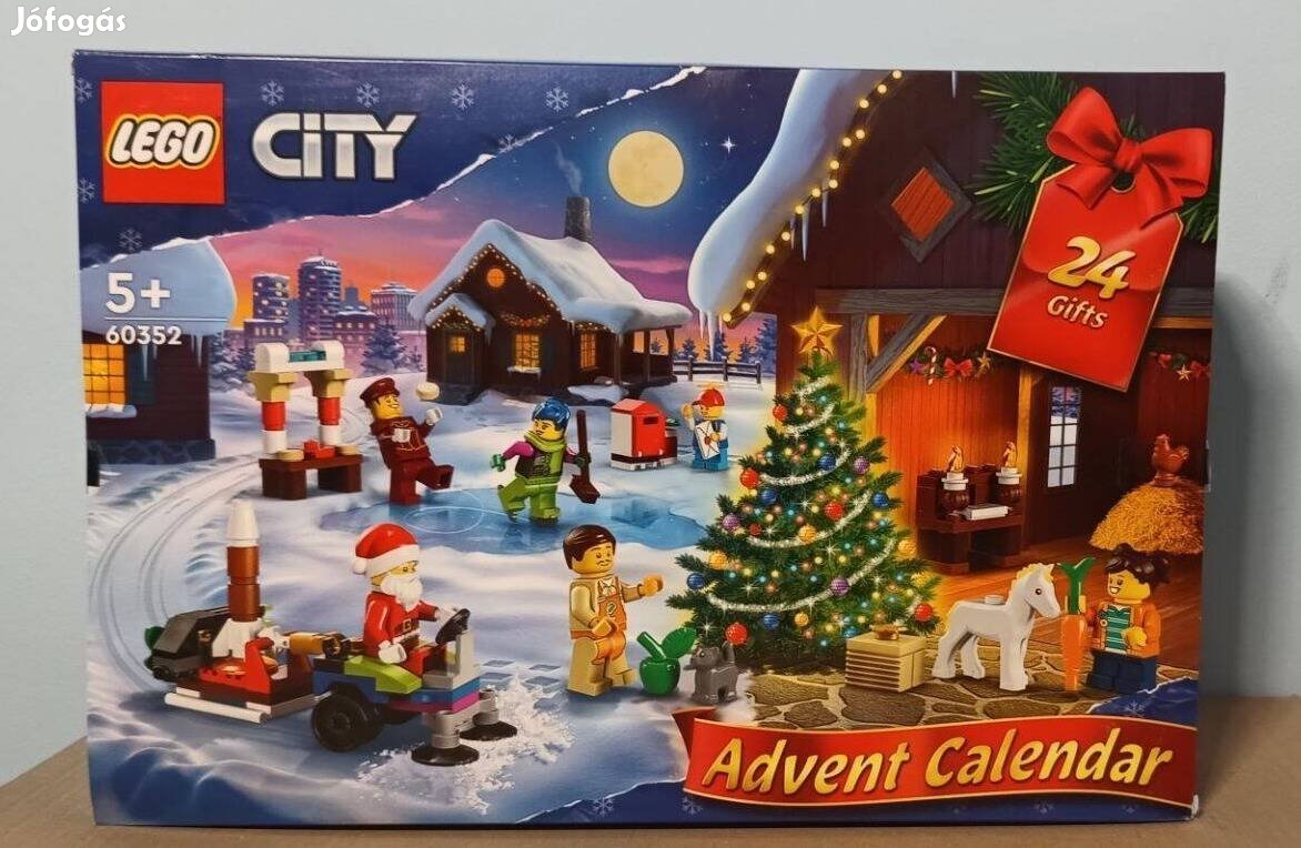 Lego City Karácsonyi 60352 Adventi Naptár Új Bontatlan