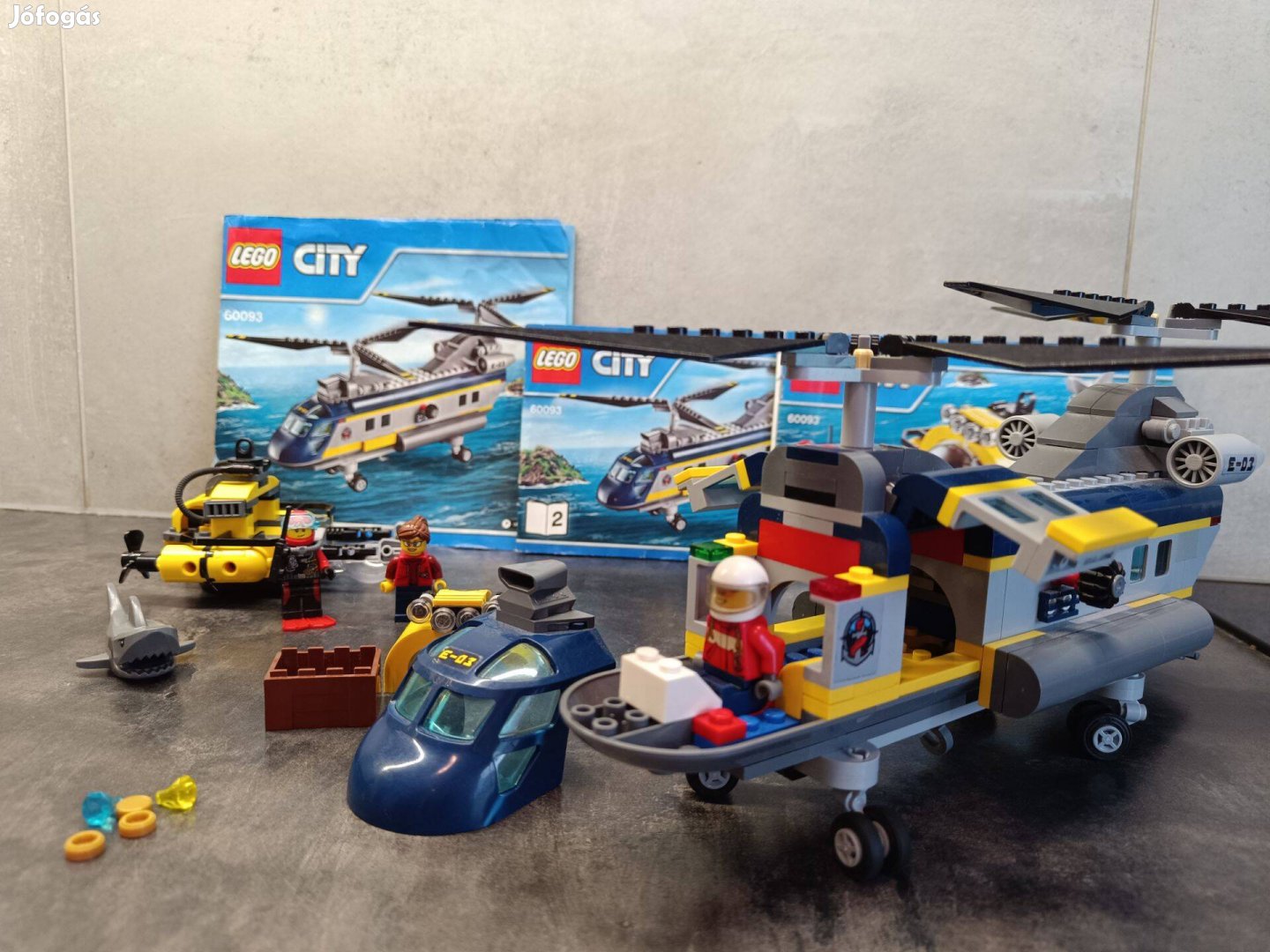 Lego City Mélytengeri helikopter 60093