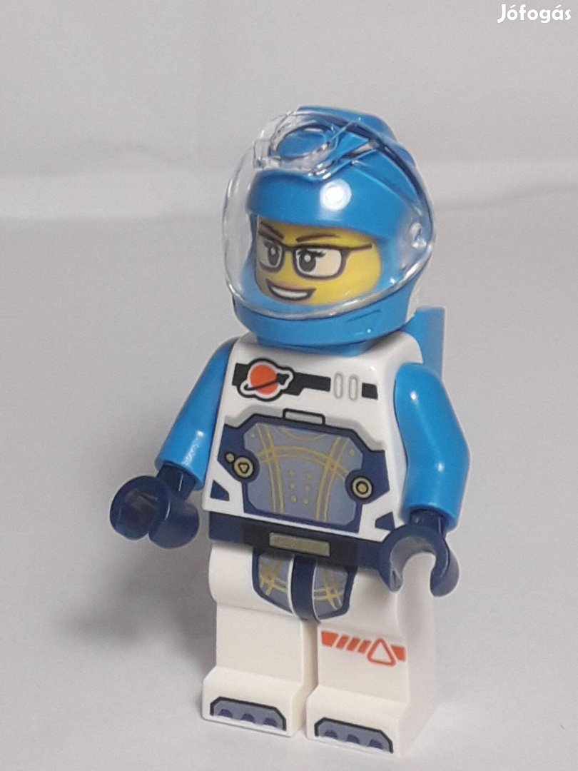 Lego City Space 60433 Astronaut (Female, Dark Azure Suit) minifigura