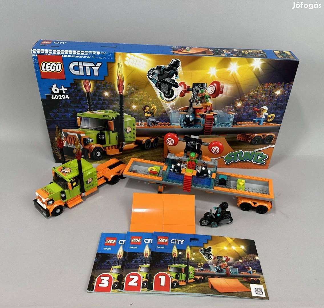 Lego City Stuntz 60294 - Kaszkadőr show teherautó