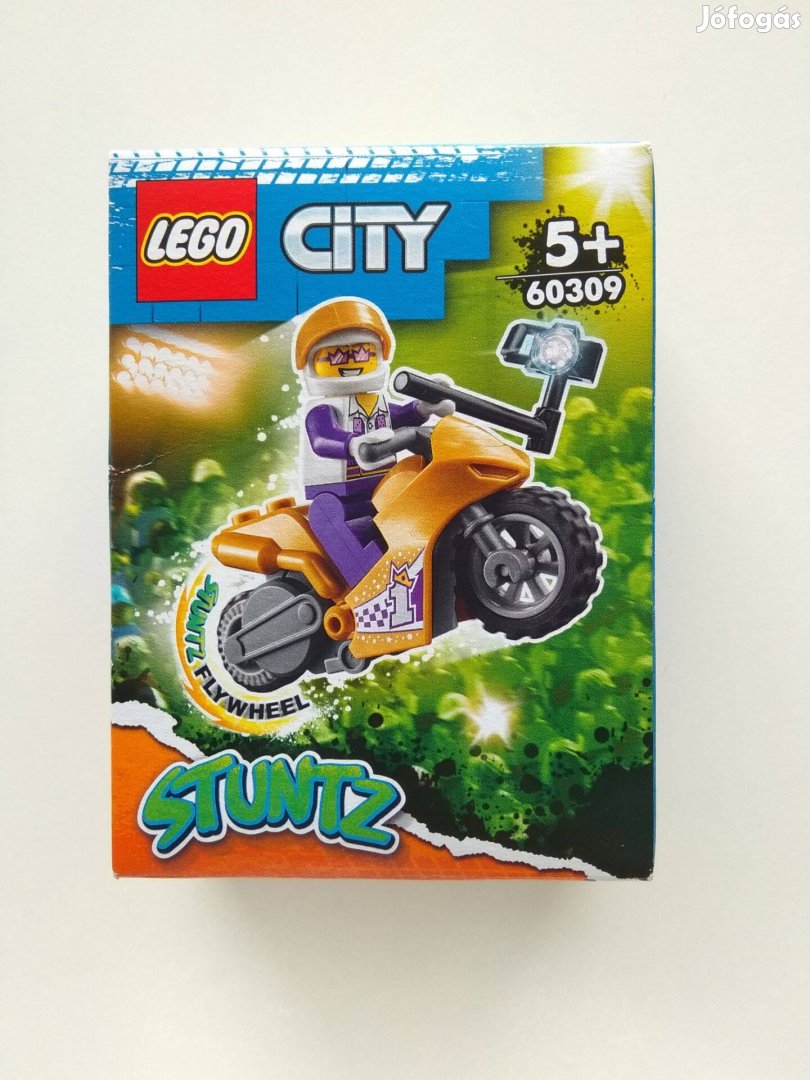 Lego City Stuntz 60309 Selfie kaszkadőr motorkerékpár új