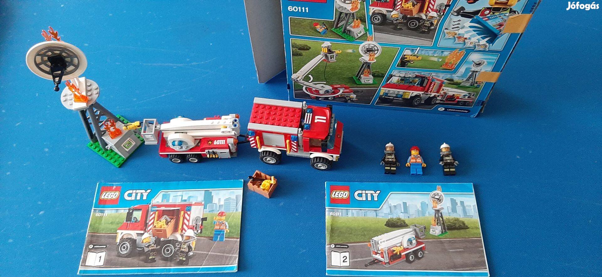 Lego City, 60111 Kosaras tűzoltó, egy matrica hiány