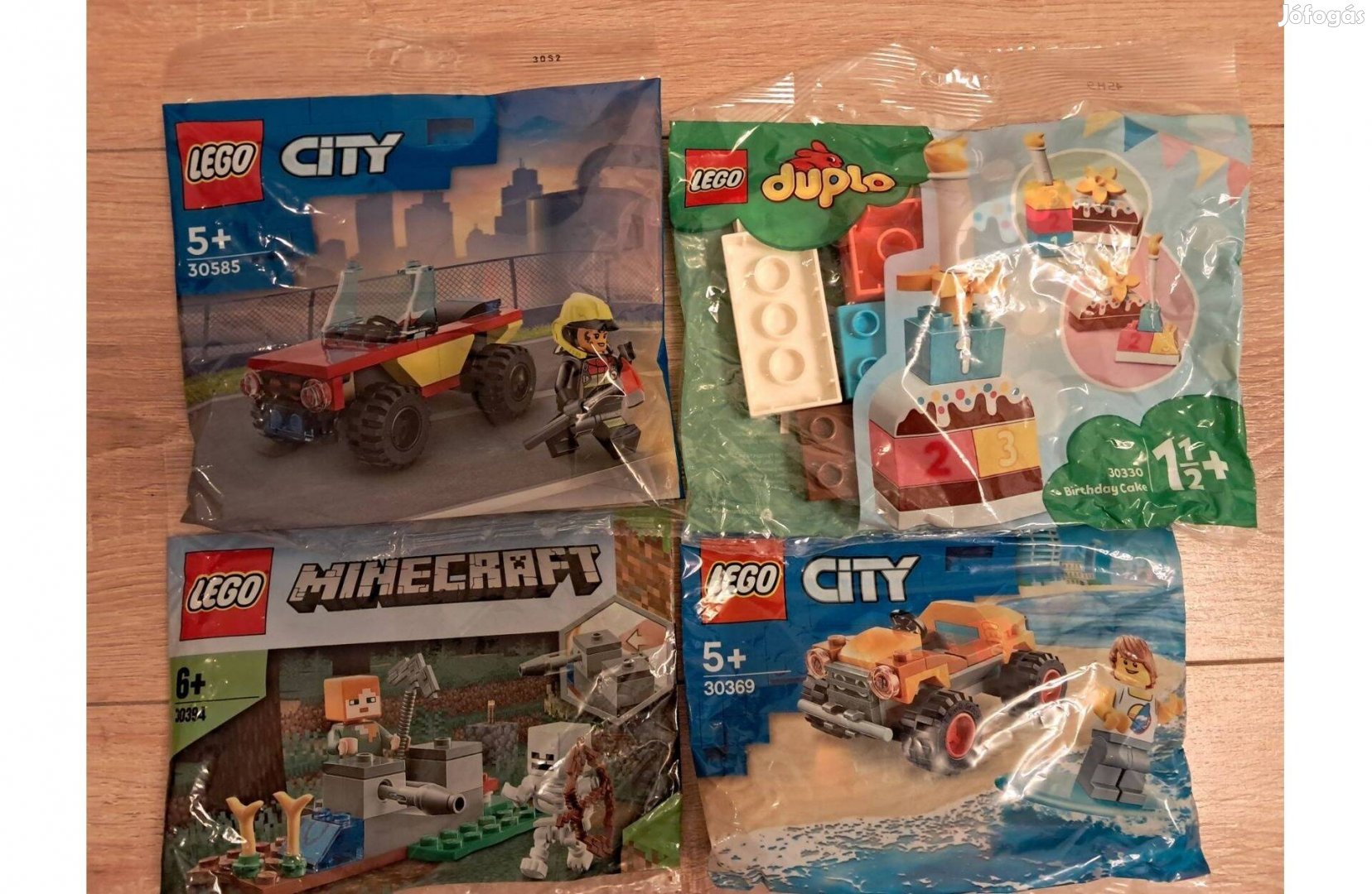 Lego City, Minecraft , Duplo csomagok Mikulásra, Adventre Új