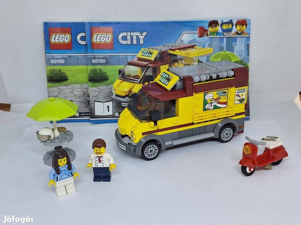 Lego City- Pizzás furgon 60150 (katalógussal)