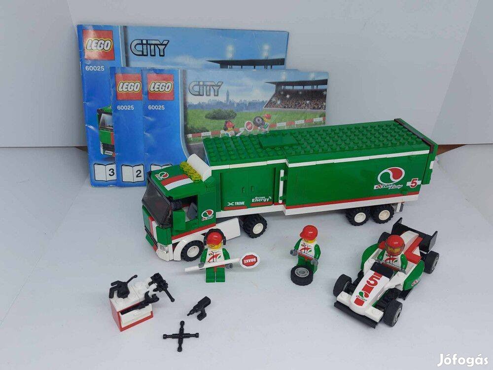 Lego City - Grand Prix teherautó 60025 (katalógussal)