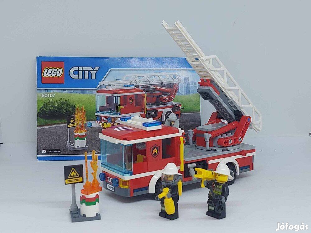 Lego City - Létrás tűzoltóautó (60107) (katalógussal)