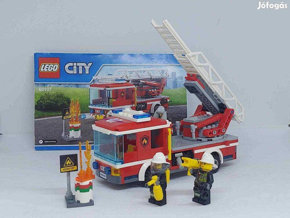 Lego City - Létrás tűzoltóautó (60107) (katalógussal)