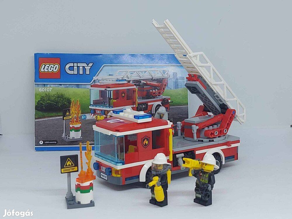 Lego City - Létrás tűzoltóautó (60107) (katalógussal)