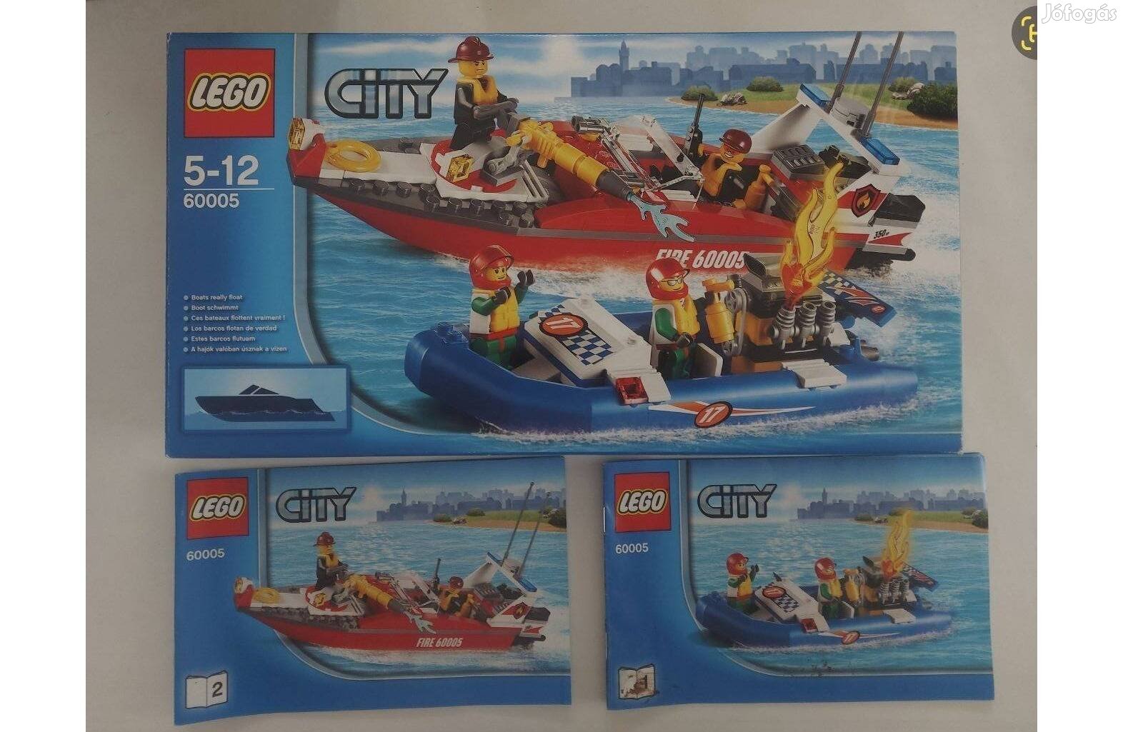 Lego City - Tűzoltó hajó (60005)
