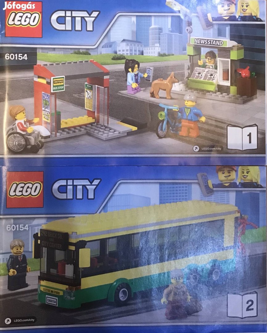 Lego City autóbusz állomás 60154