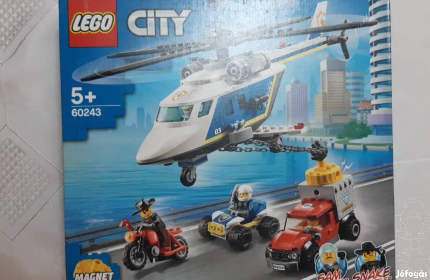 Lego City rendőrségi helikopteres üldözés