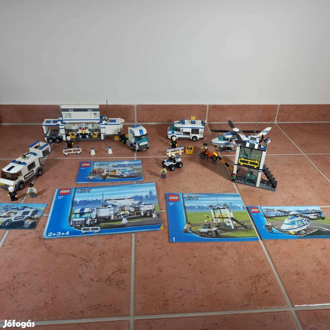 Lego City rendőrségi modellek