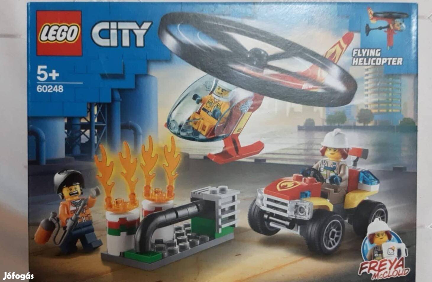 Lego City sürgősségi tűzoltó helikopter