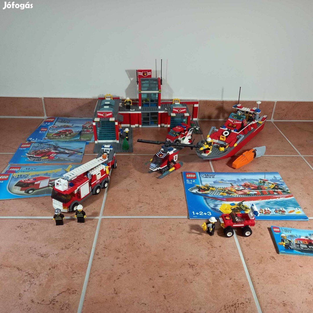 Lego City tűzoltó szett