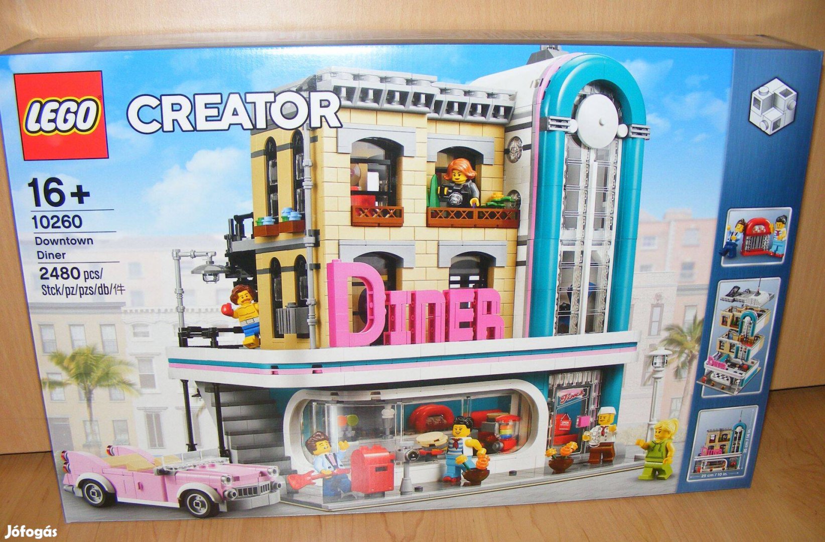 Lego Creator 10260 Belvárosi Étterem Downtown Diner Új BP!