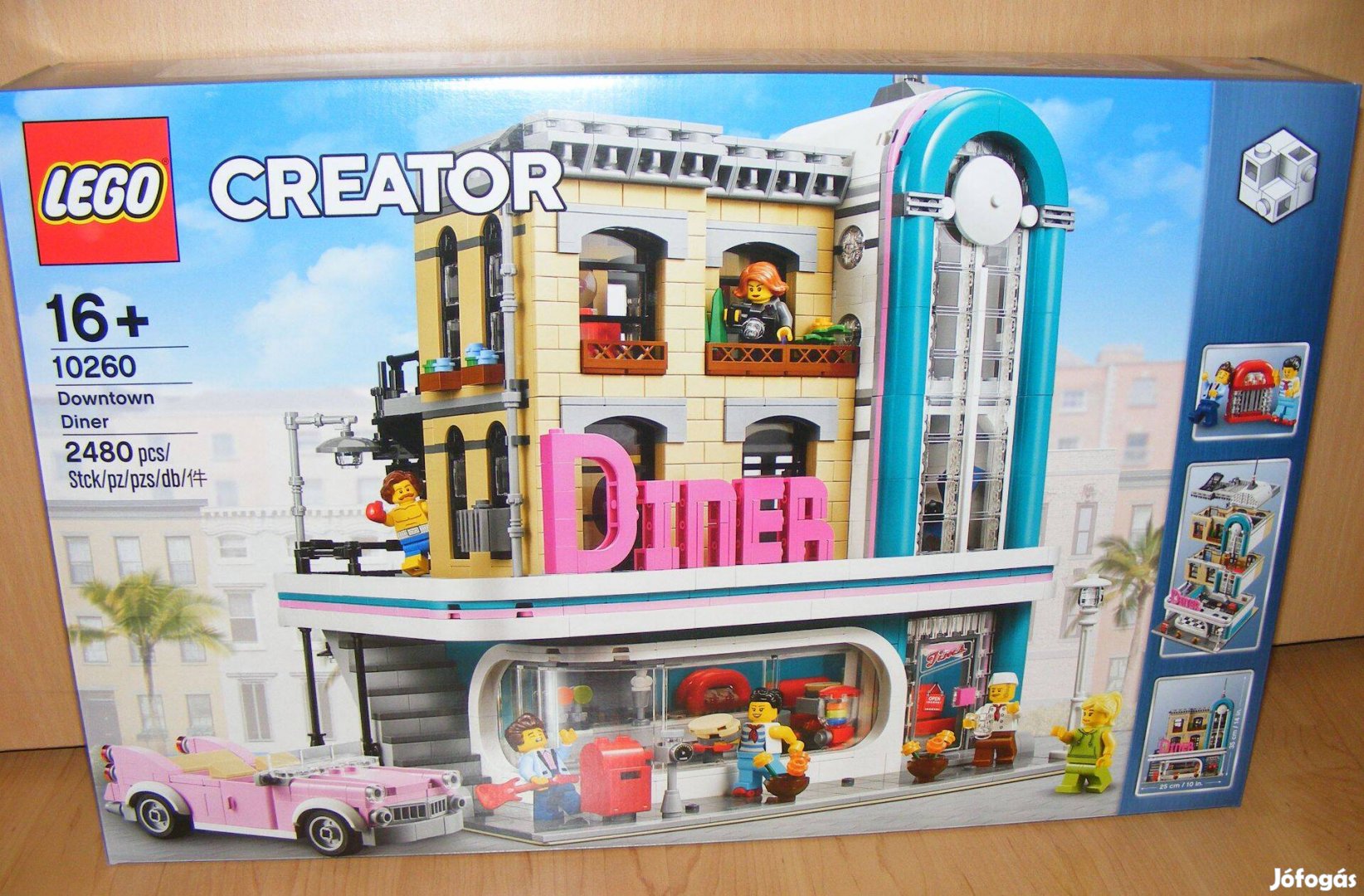 Lego Creator 10260 Belvárosi Étterem Downtown Diner Új BP!