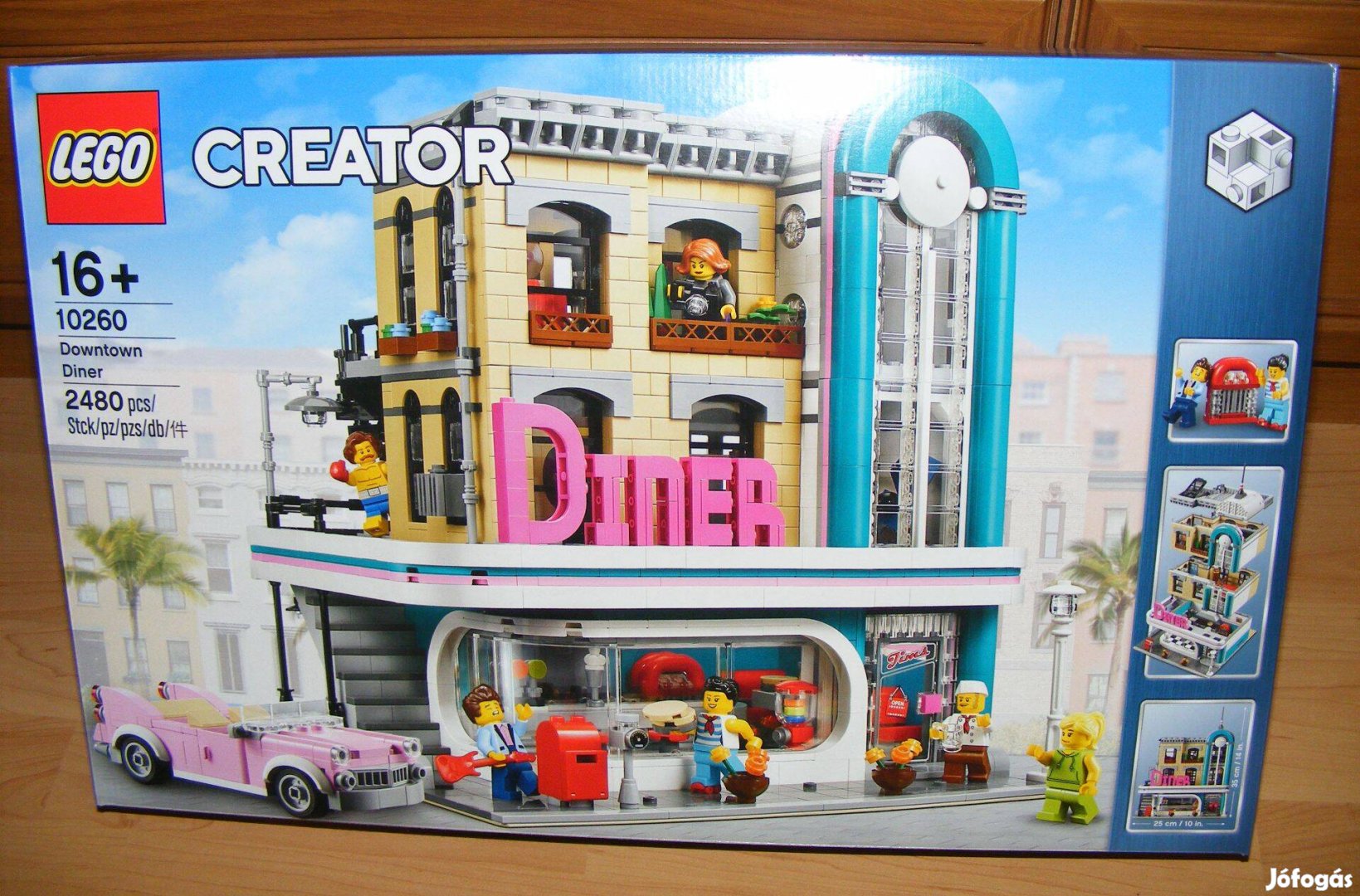 Lego Creator 10260 Belvárosi Étterem Downtown Diner Új BP!