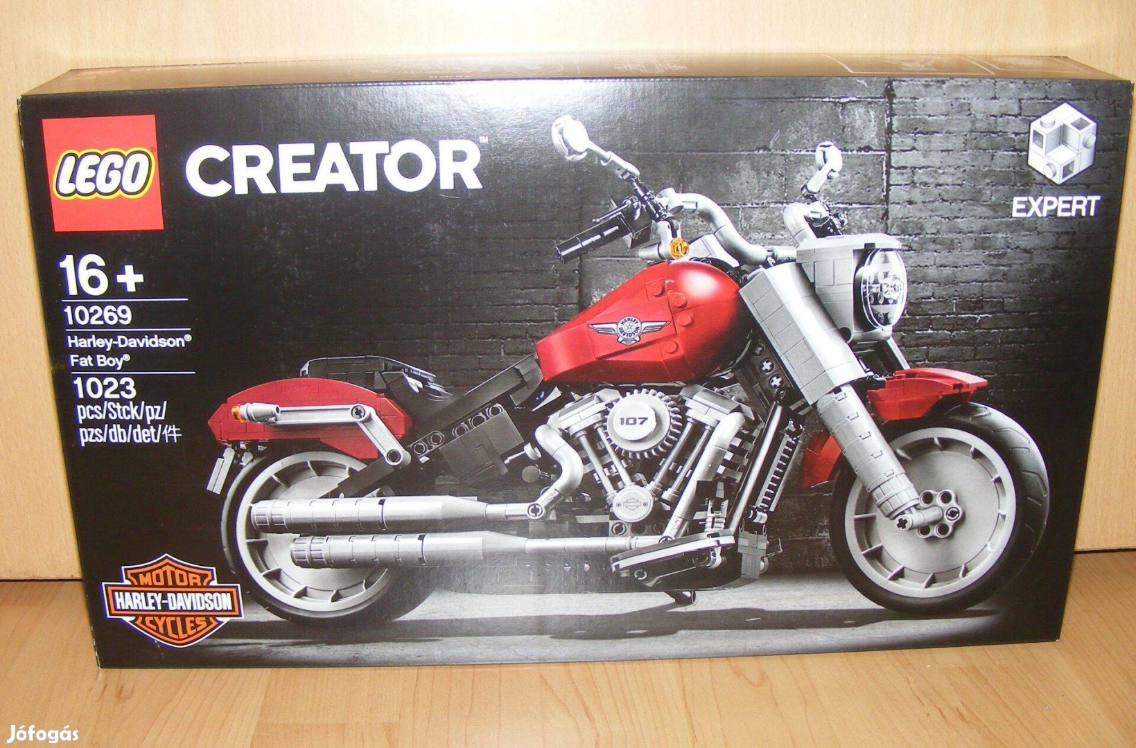 Lego Creator 10269 Harley-Davidson Fat Boy motor Új BP!