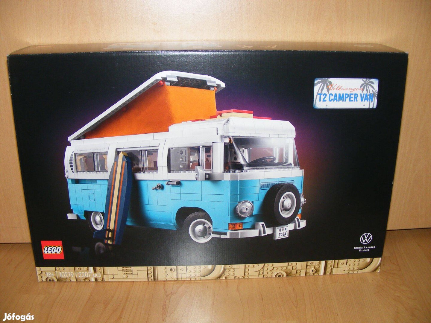 Lego Creator 10279 Volkswagen T2 Camper lakóautó Új BP!