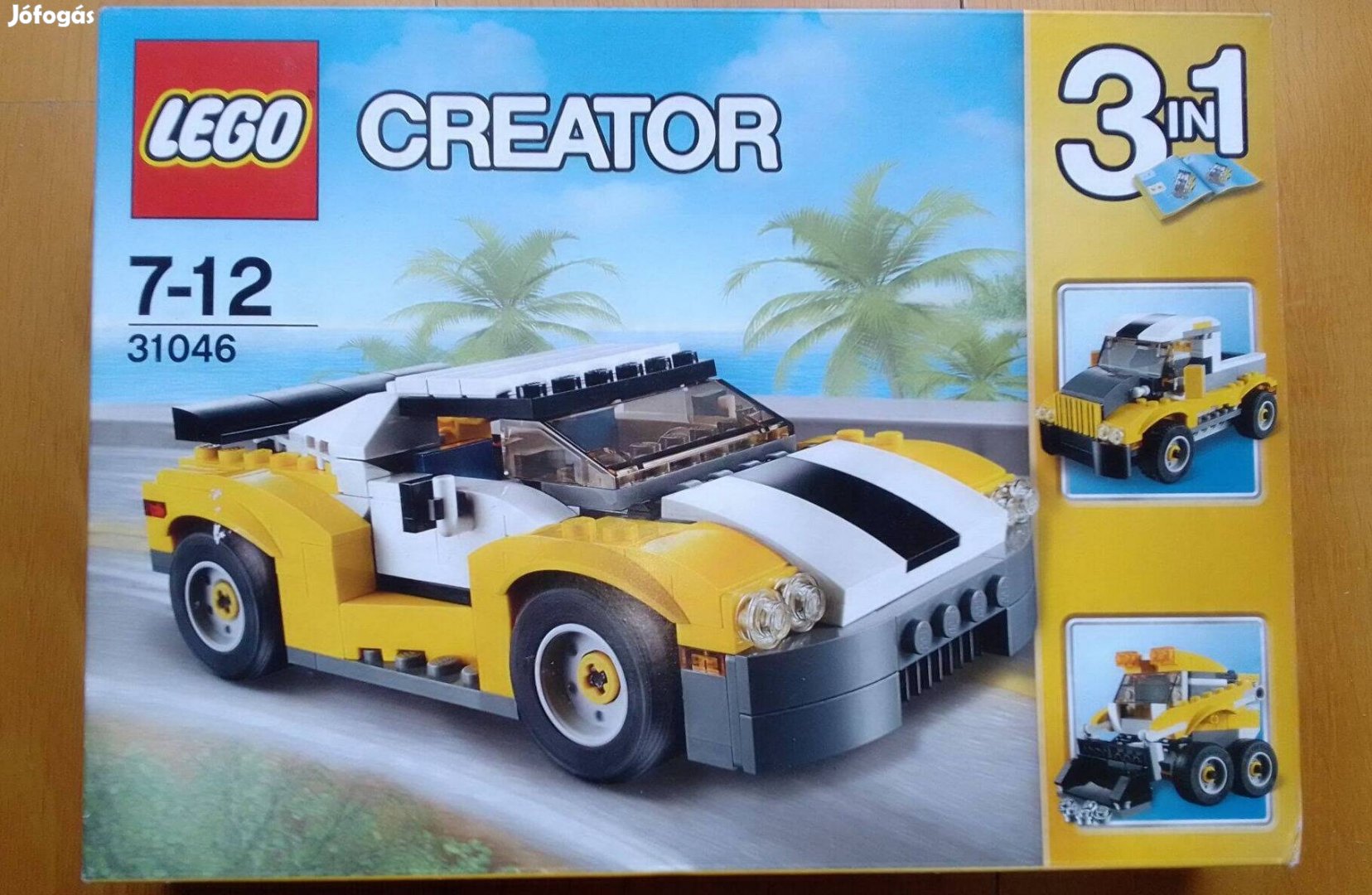 Lego Creator 31046 3in1 Versenyautó, Bontatlan!