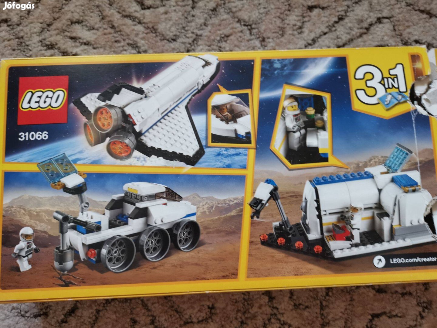 Lego Creator 31066 űrsikló 3in1