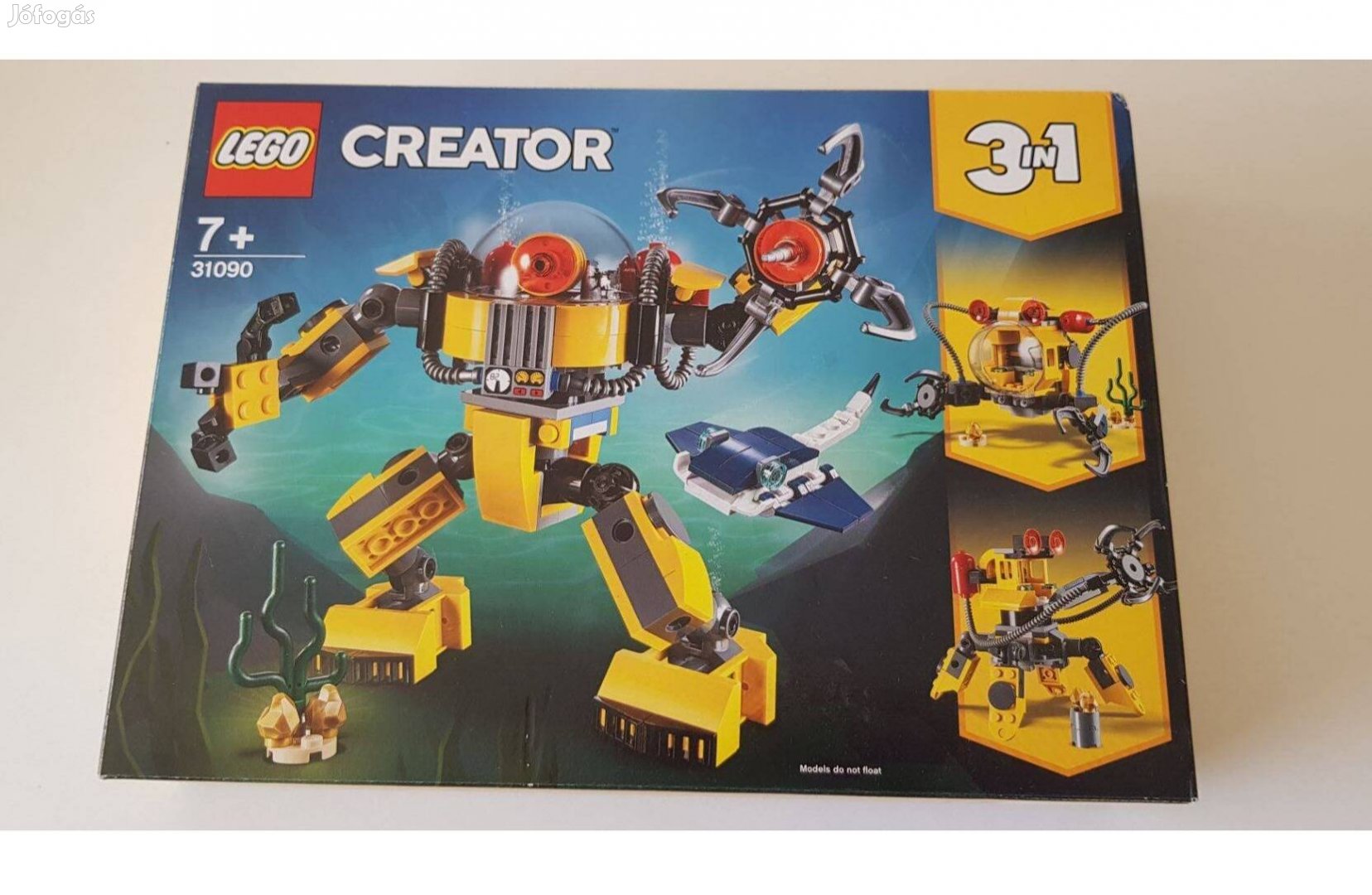 Lego Creator 31090 víz alatti robot - hiánytalan, újszerű