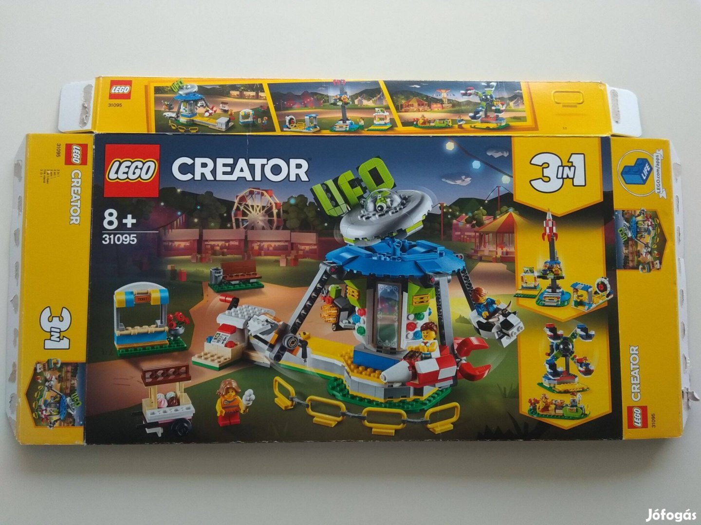 Lego Creator 31095 Vásári Körhinta doboza