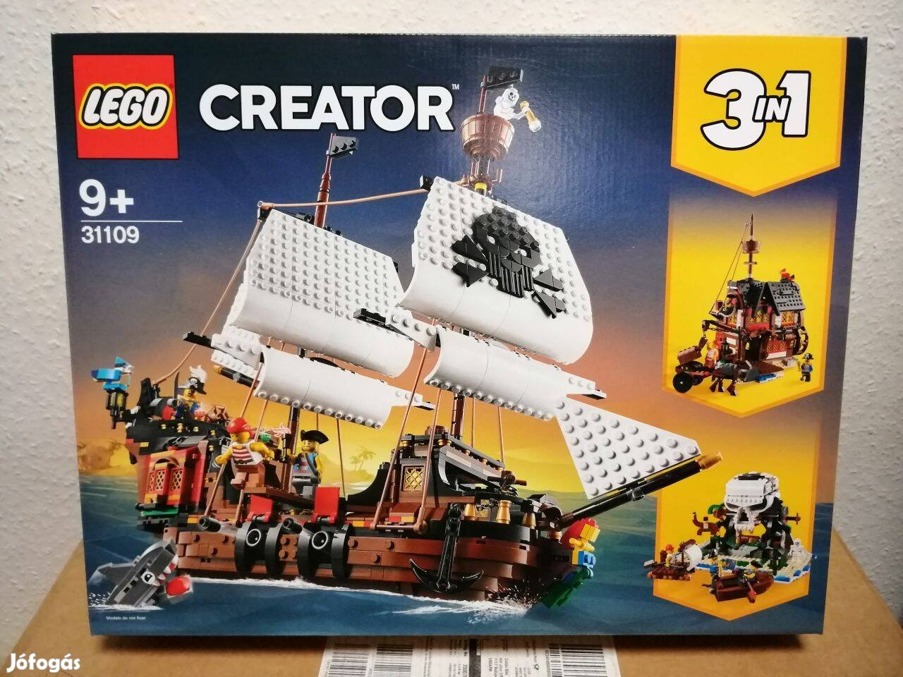 Lego Creator 31109 Kalózhajó új, bontatlan
