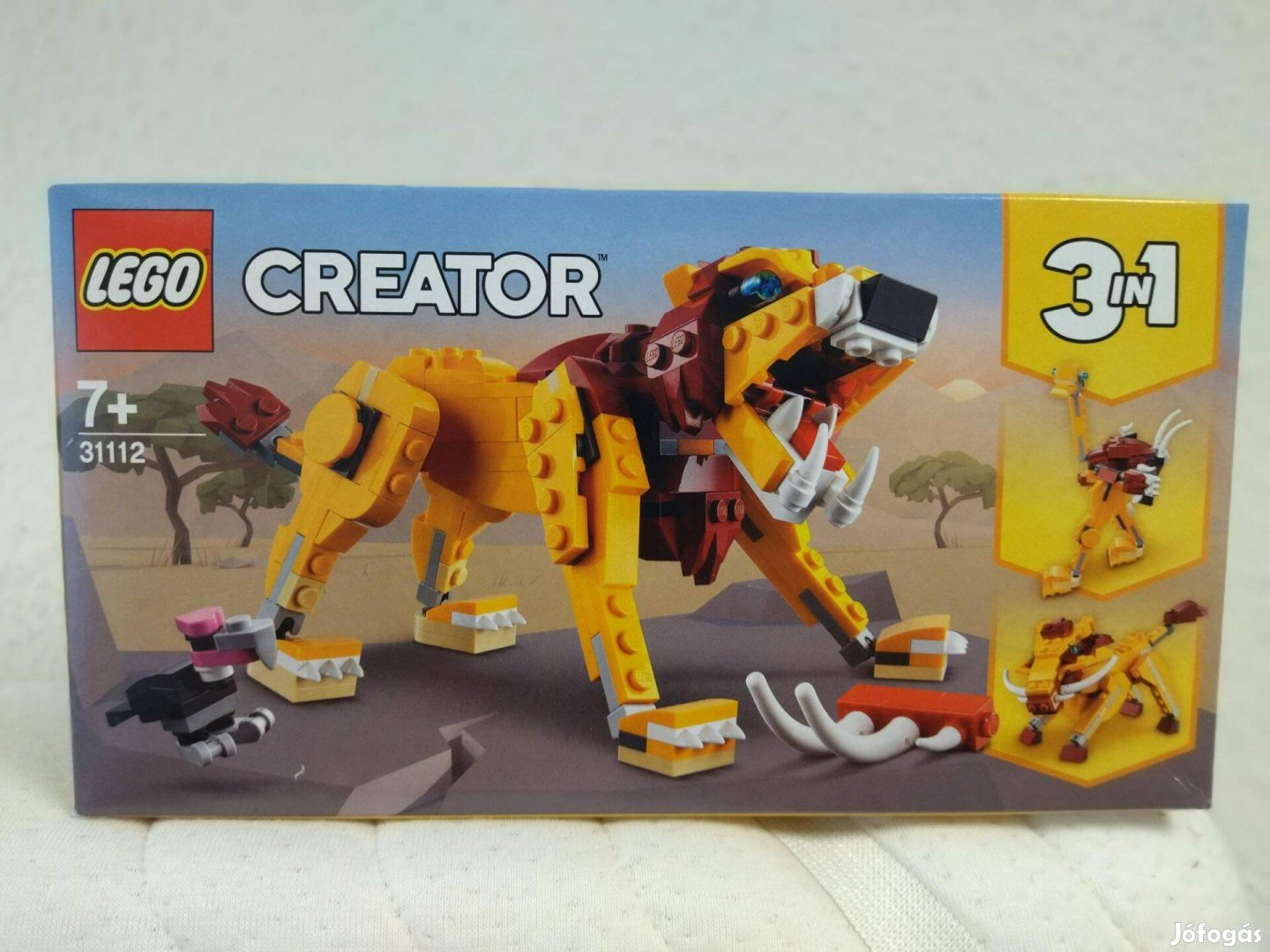 Lego Creator 31112 Vad oroszlán új, bontatlan