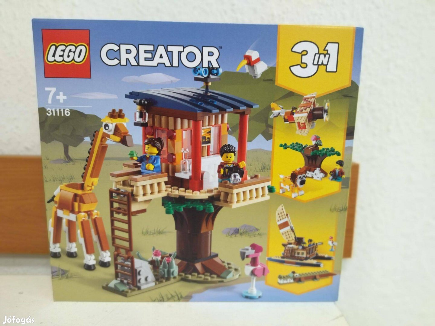 Lego Creator 31116 Szafari lombház a vadonban új, bontatlan