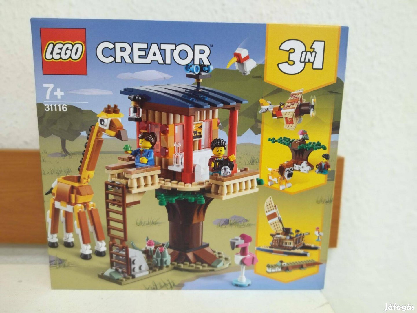 Lego Creator 31116 Szafari lombház a vadonban új, bontatlan