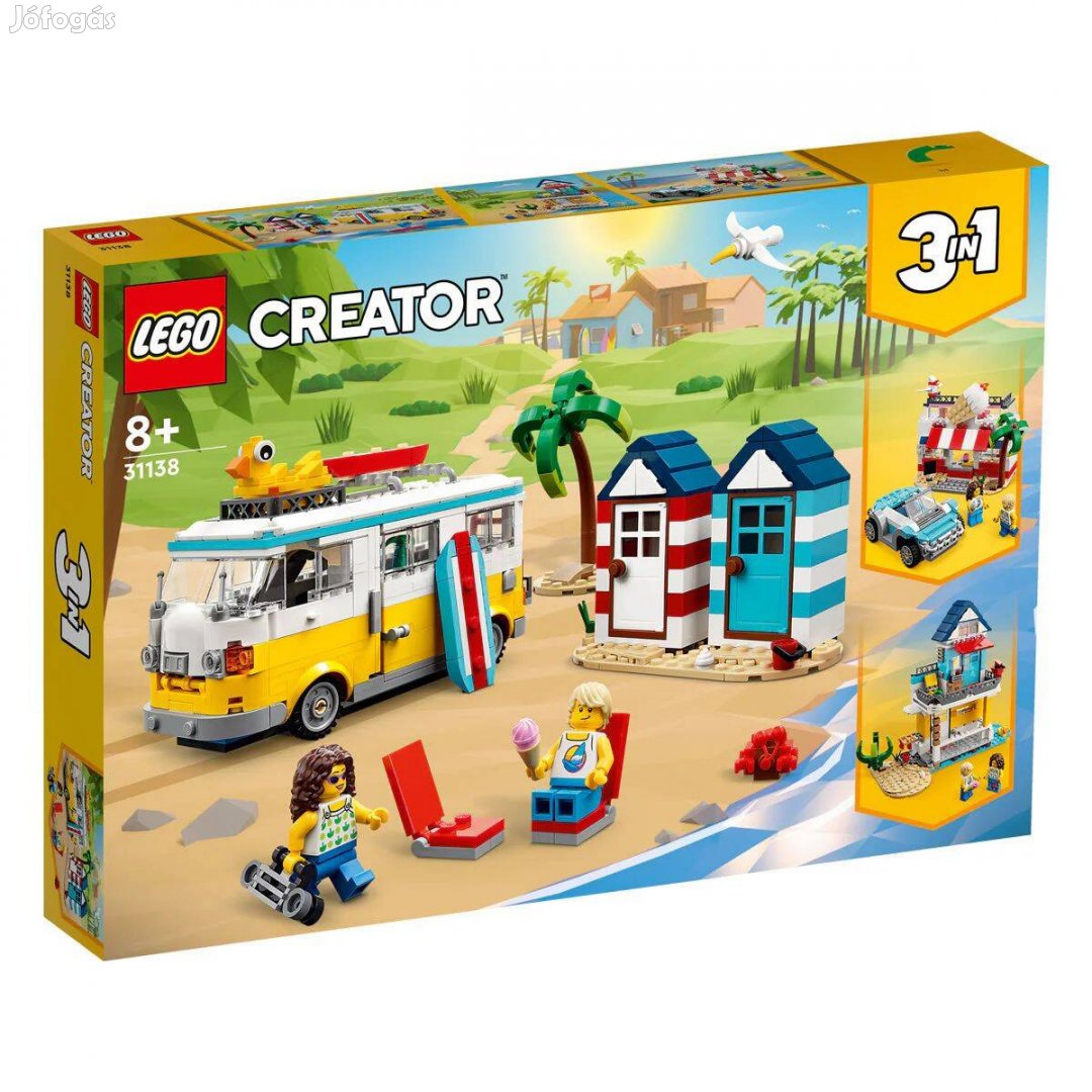 Lego Creator 31138 Tengerparti lakóautó 3 in 1 - új, bontatlan