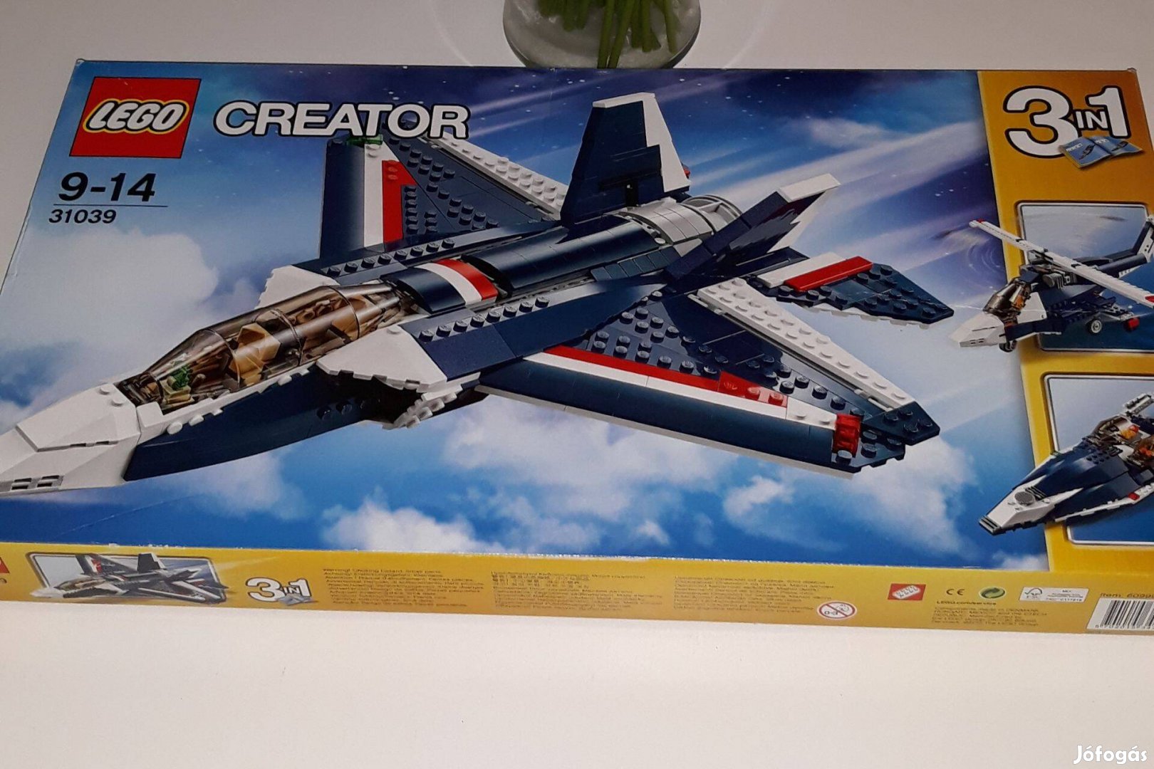 Lego Creator 3 in 1 31039 - Kék vadászrepülő Hatalmas!