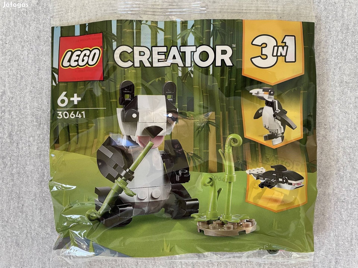 Lego Creator 3 in 1 Panda Pingvin Delfin 30641 Új!