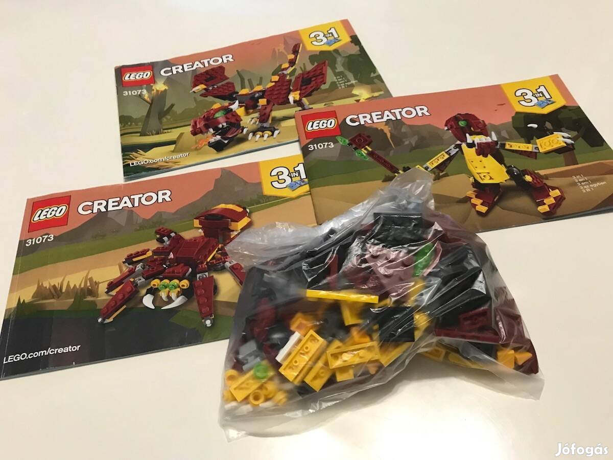 Lego Creator 3in1 31073 Mesebeli lények