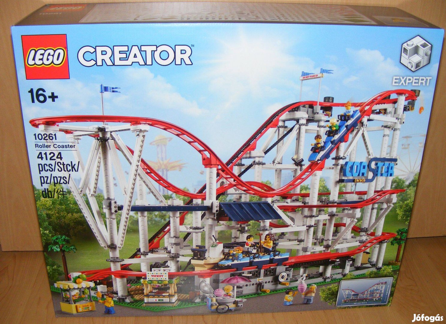 Lego Creator Expert 10261 Roller Coaster Hullámvasút Új