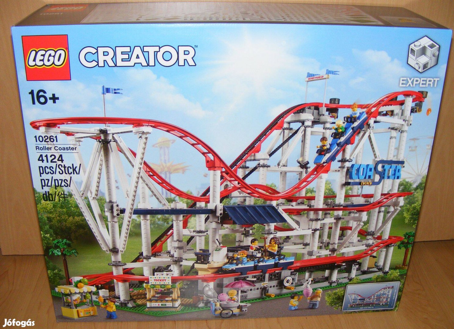 Lego Creator Expert 10261 Roller Coaster - Hullámvasút Új BP!