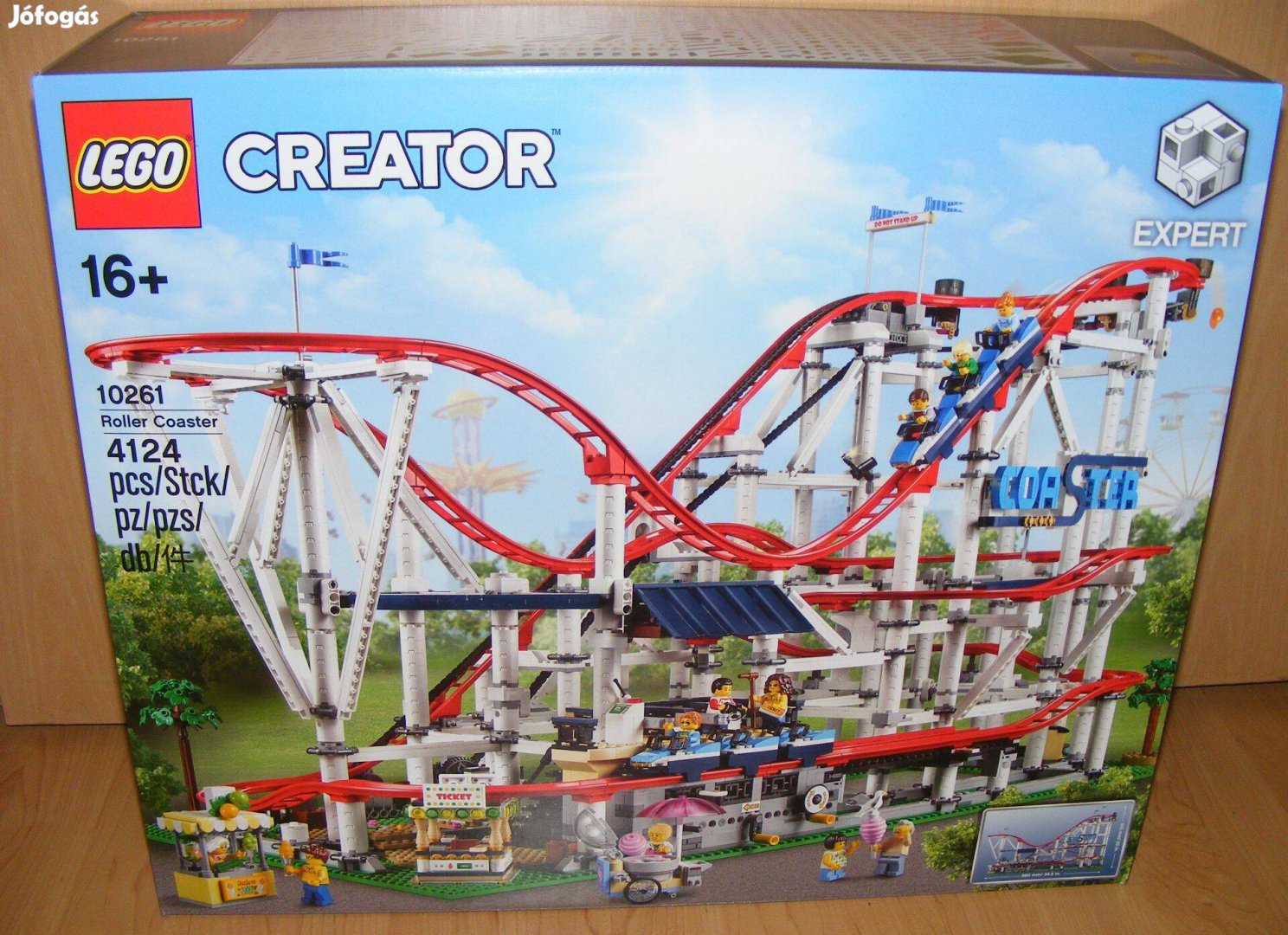 Lego Creator Expert 10261 Roller Coaster - Hullámvasút Új