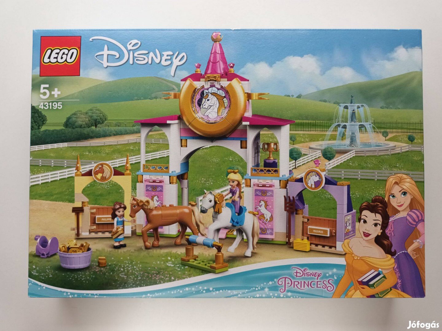 Lego Disney 43195 Belle és Aranyhaj királyi istállói bontatlan új