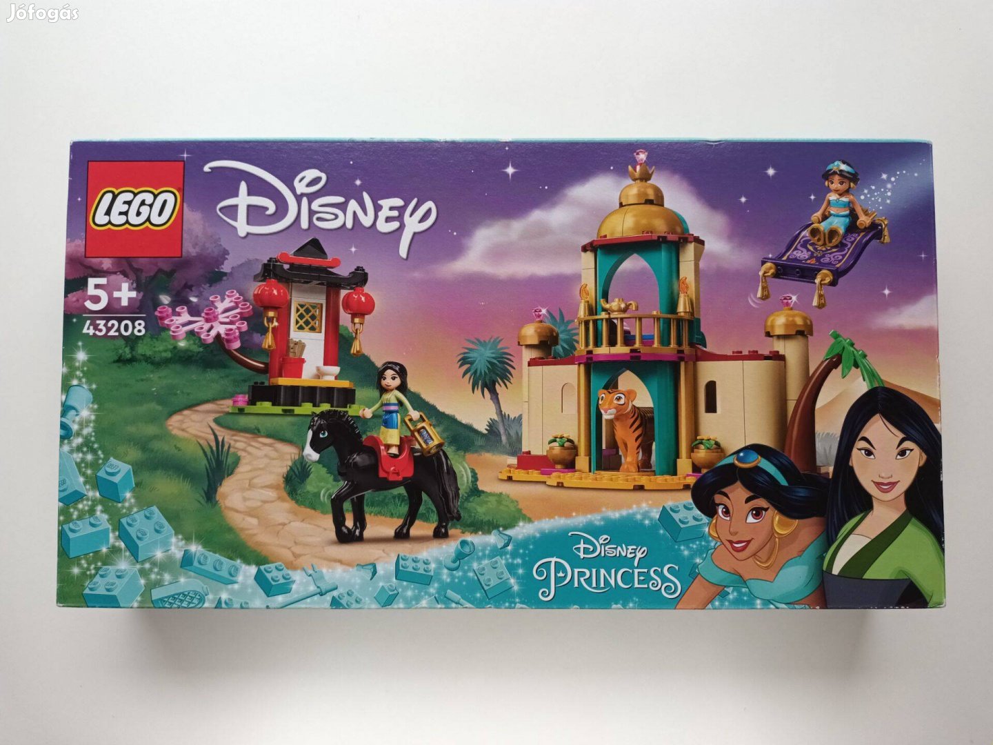 Lego Disney 43208 Jázmin és Mulan kalandja Rajah Khan tücsök bontatlan