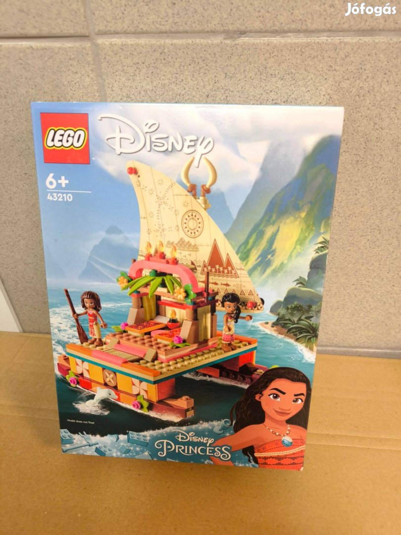 Lego Disney 43210 Vaiana hajója új, bontatlan