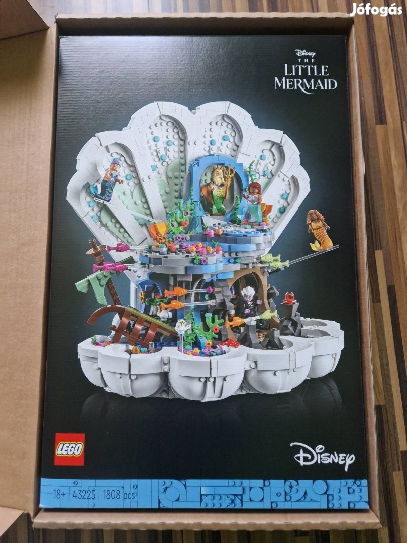 Lego Disney 43225 A kis hableány királyi gyöngykagylója 