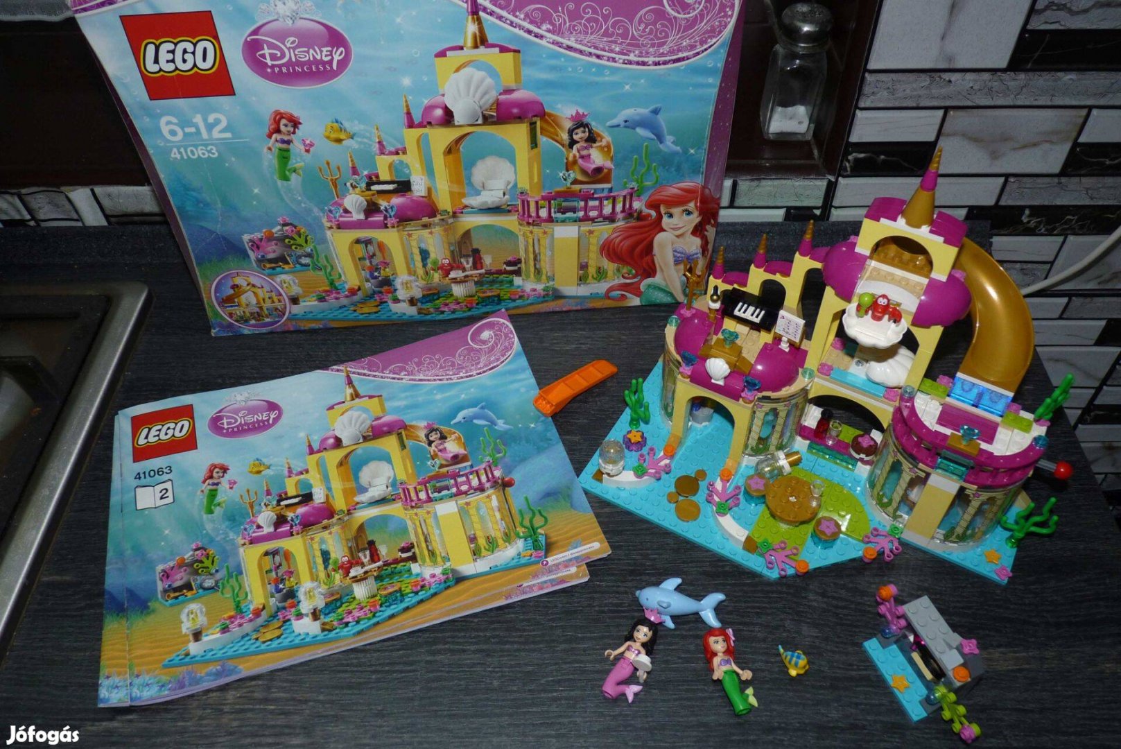 Lego Disney Ariel 41063 készlet dobozzal leírással