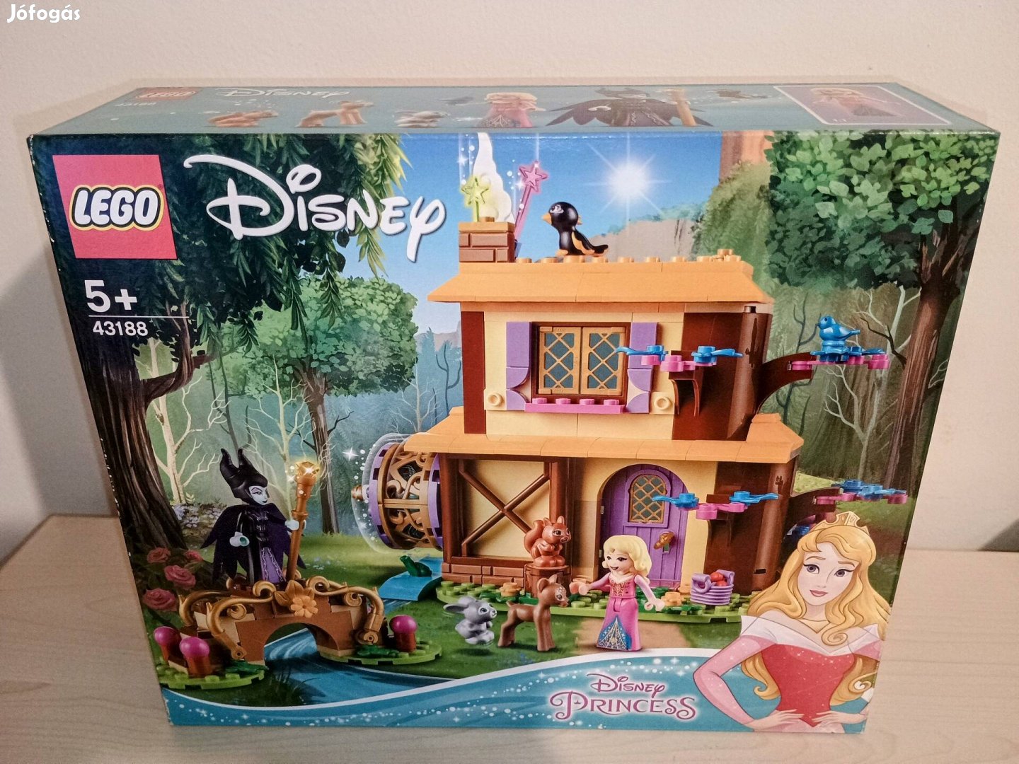 Lego Disney Peincess 43188 Csipkerózsika erdei házikója Új bontatlan 