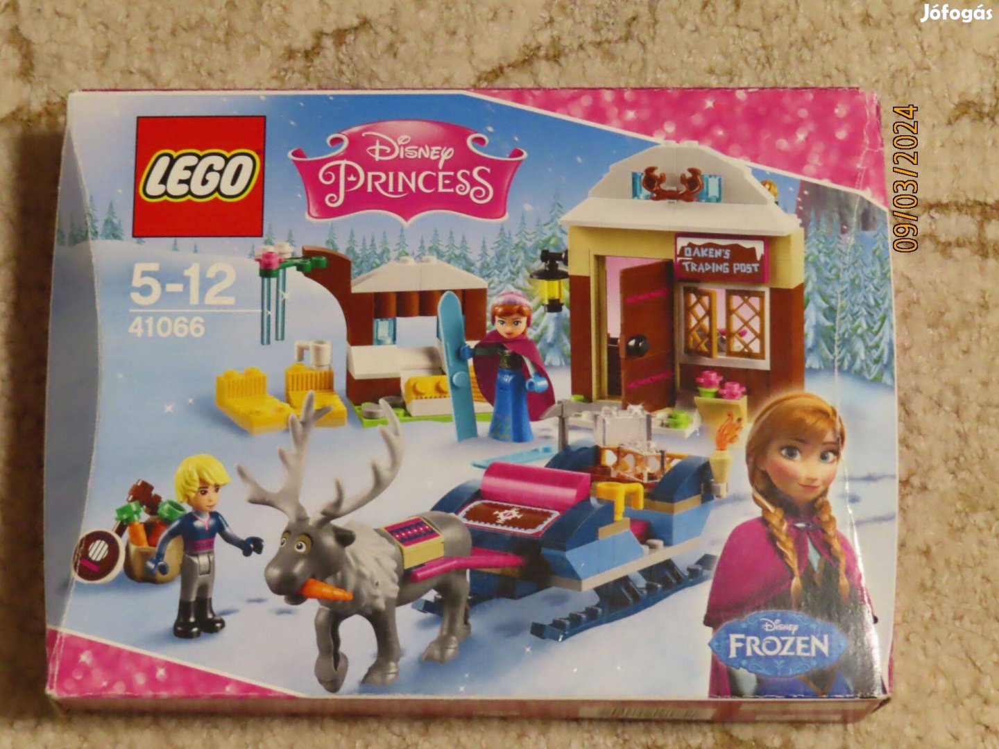 Lego Disney Princess 41066 Jégvarázs Anna és Kristóf szánkós kalandja