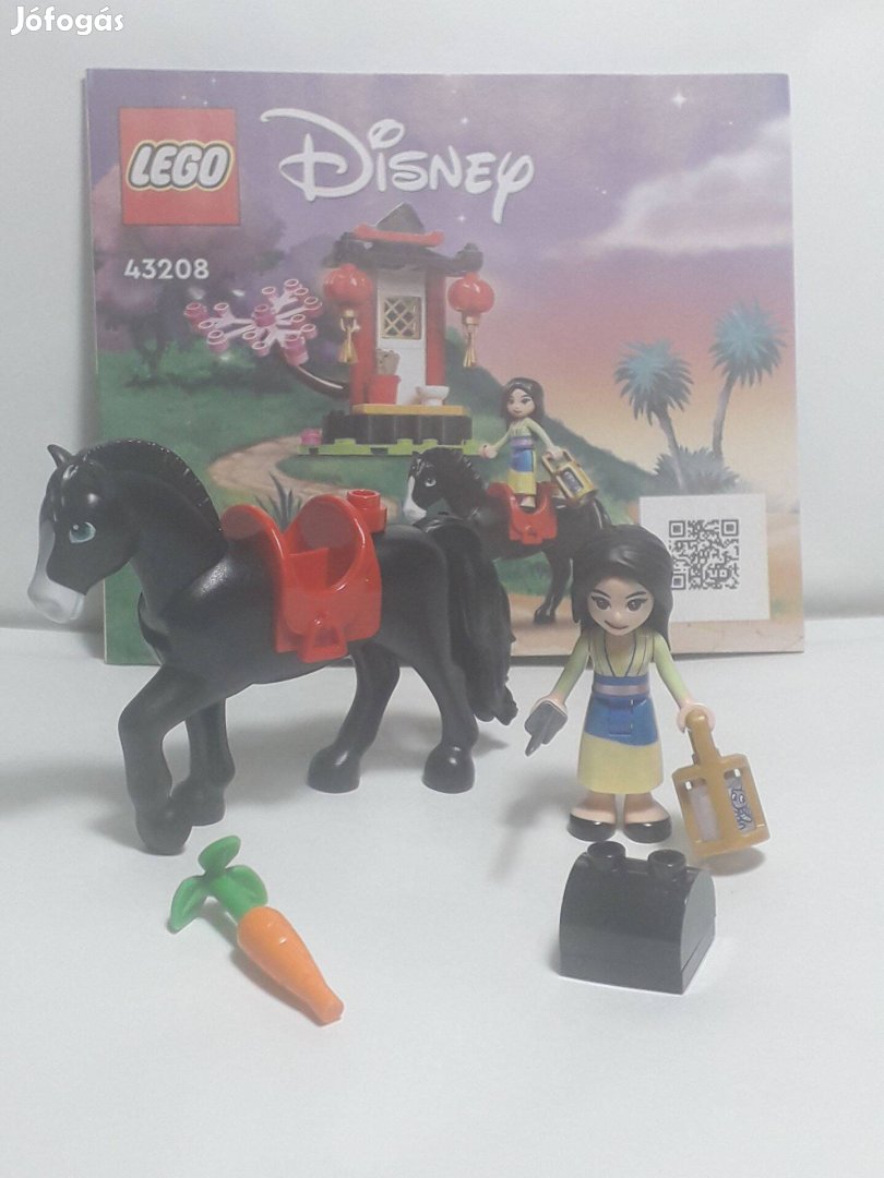 Lego Disney Princess 43208 Mulan figura és Khan Ló figura 2022