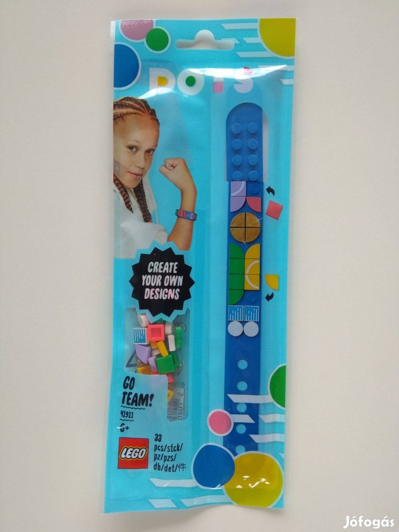 Lego Dots 41911 Csapatszellem karkötő bontatlan új