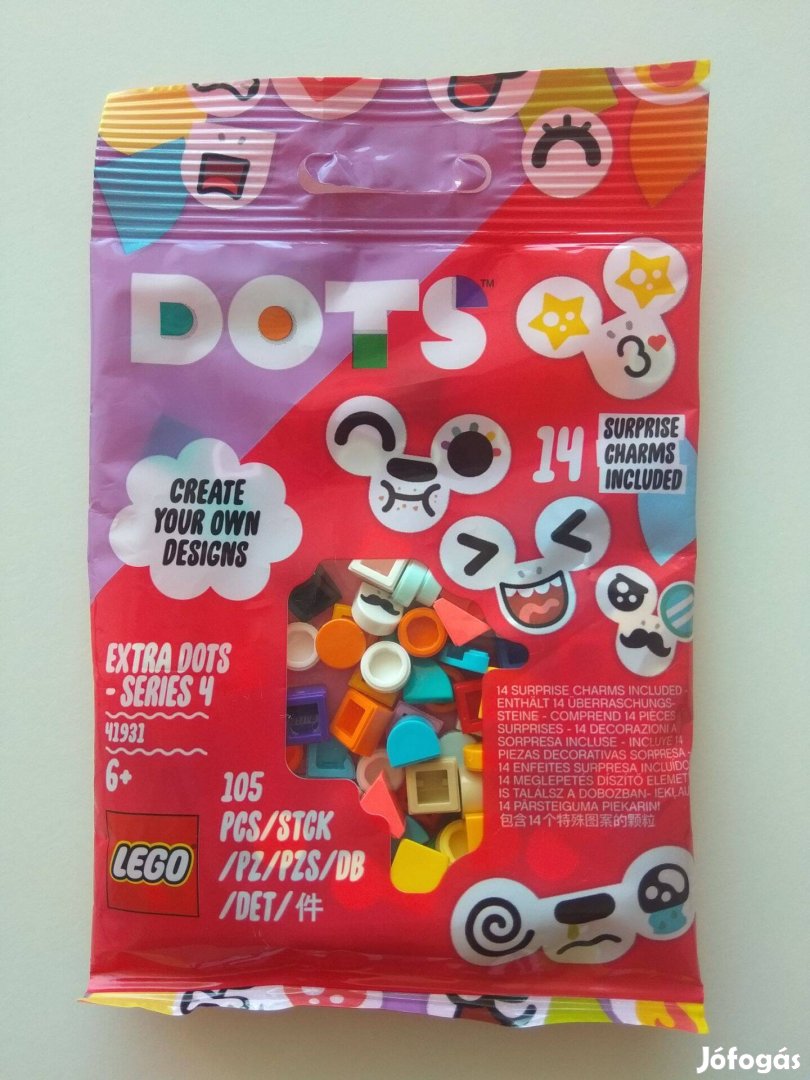 Lego Dots 41931 Extra Csempék 4. sorozat bontatlan új